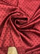 画像7: 生地：ポリエステル100％ジャガード 水玉（レッド） (7)