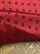 画像8: 生地：ポリエステル100％ジャガード 水玉（レッド） (8)