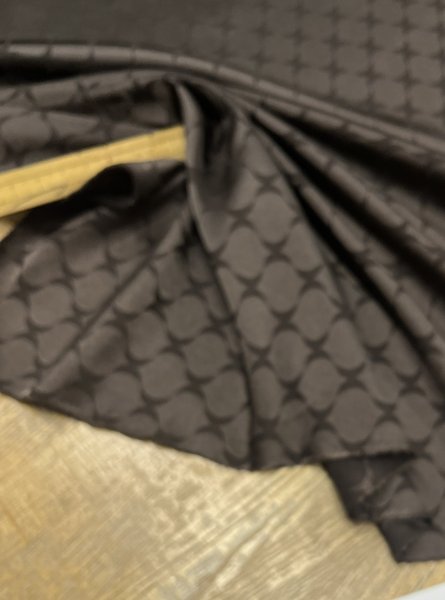 画像6: 生地：ポリエステル100％ナミナミジャガード（茶） (6)