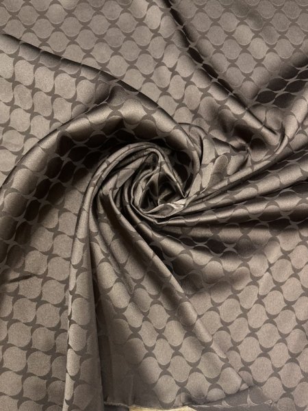 画像7: 生地：ポリエステル100％ナミナミジャガード（茶） (7)