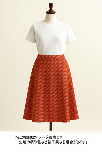 画像8: 生地：ポリエステル100％和風ジャガード（赤茶） (8)