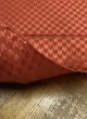 画像4: 生地：ポリエステル100％和風ジャガード（赤茶） (4)