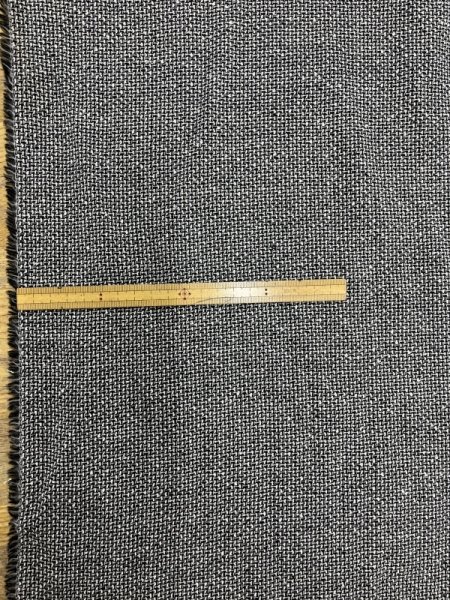 画像2: 生地：コットンウールツイード（黒／白） (2)