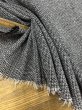 画像6: 生地：コットンウールツイード（黒／白） (6)