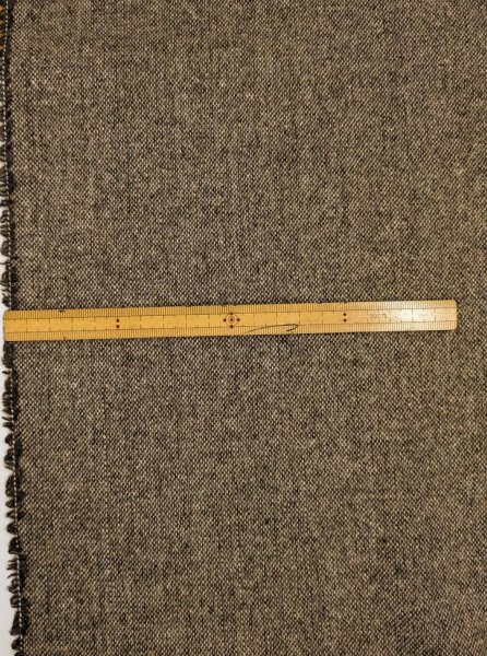 画像2: 生地：平織りウール混ネップツイード（霜降りブラウン系） (2)