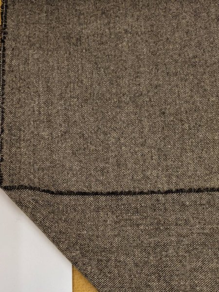 画像5: 生地：平織りウール混ネップツイード（霜降りブラウン系） (5)