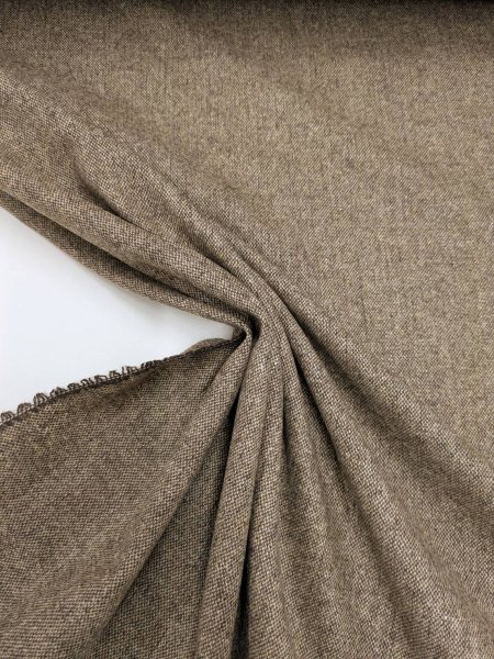 画像6: 生地：平織りウール混ネップツイード（霜降りブラウン系） (6)