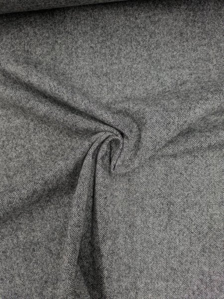 画像7: 生地：平織りウール混ネップツイード（霜降りブラック系） (7)