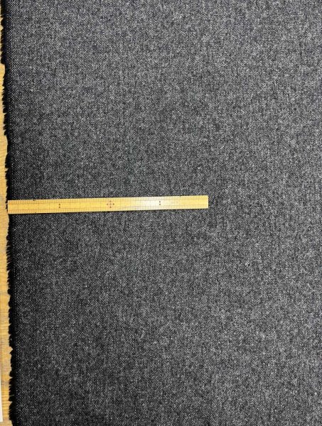 画像2: 生地：平織りウール混ネップツイード（霜降りチャコールグレー系） (2)