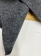 画像8: 生地：平織りウール混ネップツイード（霜降りチャコールグレー系） (8)