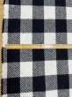画像4: 生地：ウール厚手ブロックチェック（白×黒） (4)