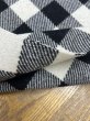 画像6: 生地：ウール厚手ブロックチェック（白×黒） (6)