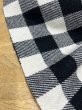 画像9: 生地：ウール厚手ブロックチェック（白×黒） (9)
