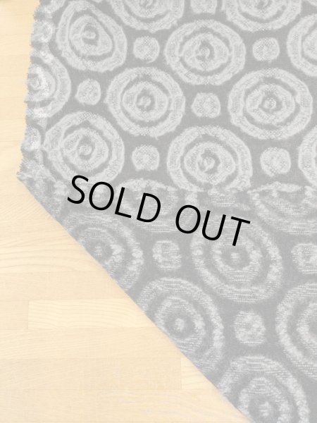 画像5: 生地：ウールポリエステル混 サークル柄ニット（ブラック×グレー） (5)