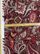 画像3: 生地:ポリエステル100%ペイズリー柄プリント(赤系) (3)