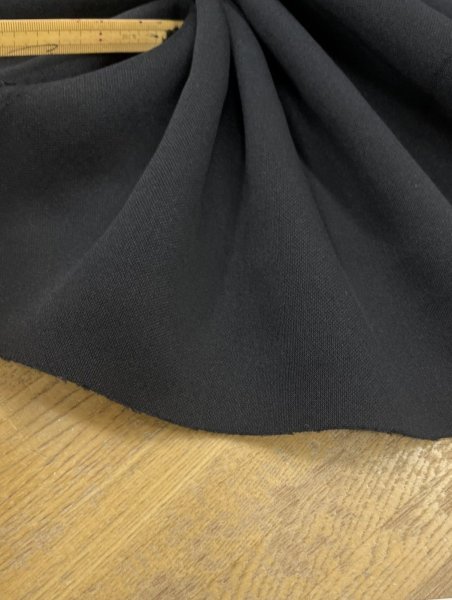 画像6: 生地：ポリエステル100％ジャージ（黒） (6)