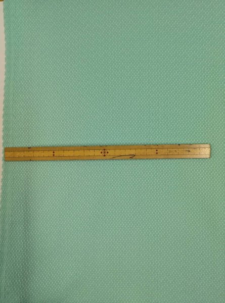 画像2: 生地：ポリエステル100％ファンシーブッチャーストレッチ（ペパーミント） (2)