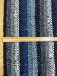 画像3: 生地： ネイティブ柄ストライプウール（ブルー系） (3)