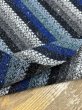 画像5: 生地： ネイティブ柄ストライプウール（ブルー系） (5)