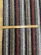 画像3: 生地： ネイティブ柄ストライプウール（レッド系） (3)