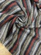 画像7: 生地： ネイティブ柄ストライプウール（レッド系） (7)