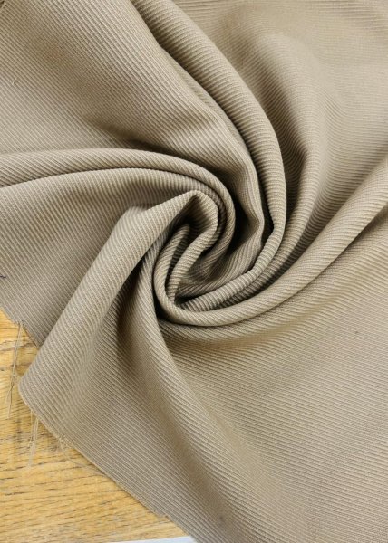 画像7: 生地： ボーダー織りウール（ベージュ） (7)