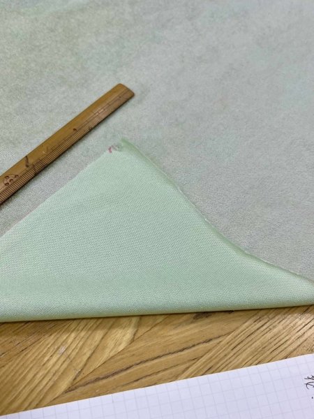 画像4: 生地：ポリエステル綿 ベロア（薄緑） (4)