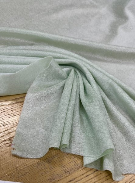 画像5: 生地：ポリエステル綿 ベロア（薄緑） (5)