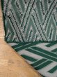画像4: 生地：ポリ綿幾何学柄カットジャガード（グリーン） (4)