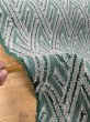 画像6: 生地：ポリ綿幾何学柄カットジャガード（グリーン） (6)