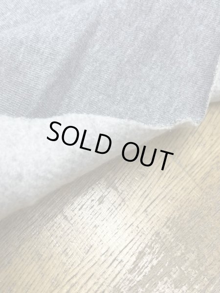 画像5: 生地：綿100％裏起毛裏毛ニット（杢グレー） (5)