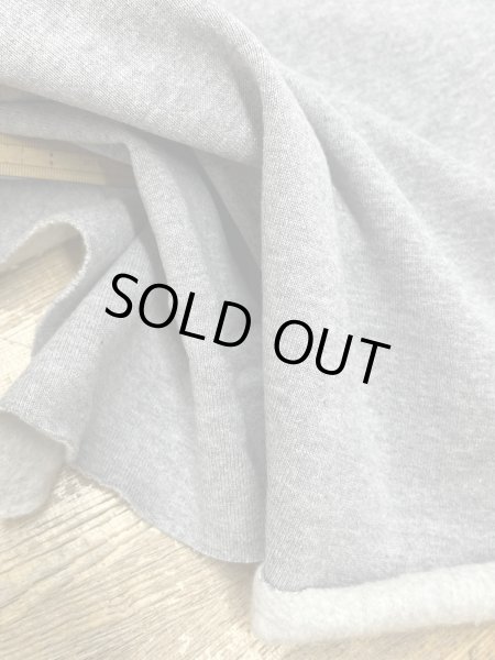 画像6: 生地：綿100％裏起毛裏毛ニット（杢グレー） (6)