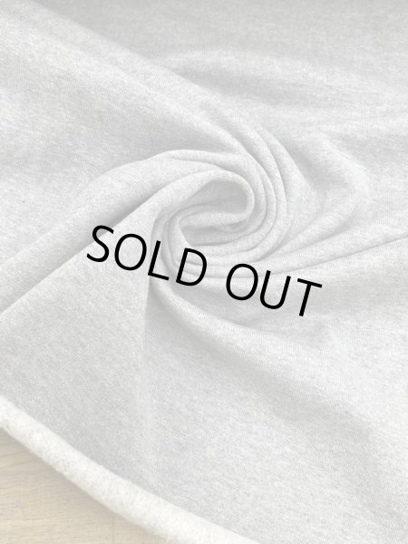 画像7: 生地：綿100％裏起毛裏毛ニット（杢グレー） (7)