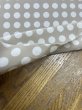 画像5: 生地：ポリエステルドットプリント（ベージュ×ホワイト） (5)