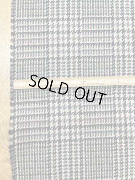 画像3: 生地：千鳥格子柄 ウールポリエステル（ベージュ×茶） (3)