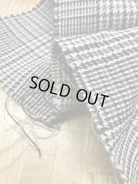 画像7: 生地：千鳥格子柄 ウールポリエステル（ベージュ×茶） (7)