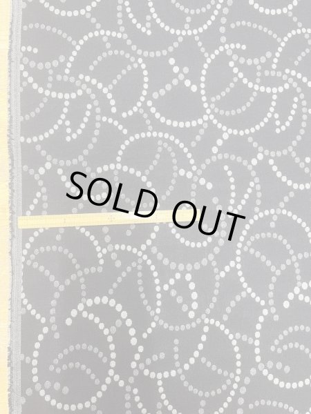 画像2: 生地：ポリエステルウール両面ジャガード（黒×グレー） (2)