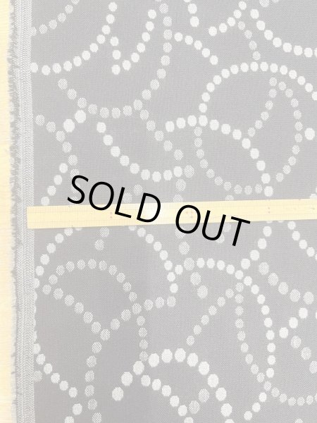 画像3: 生地：ポリエステルウール両面ジャガード（黒×グレー） (3)