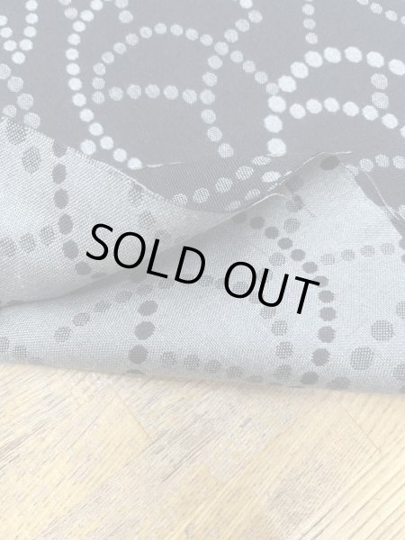 画像5: 生地：ポリエステルウール両面ジャガード（黒×グレー） (5)