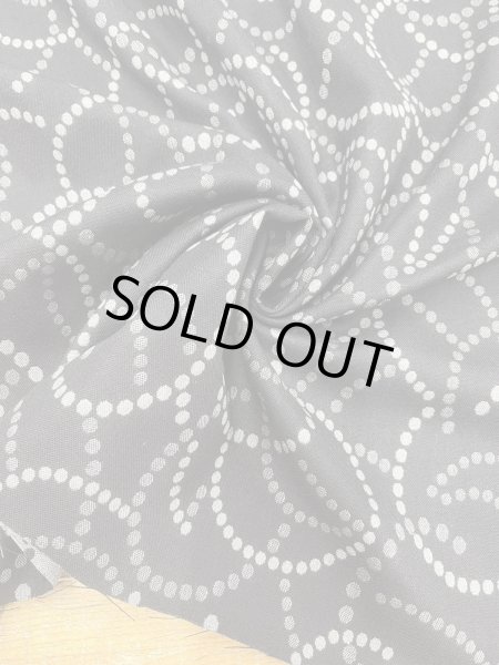 画像7: 生地：ポリエステルウール両面ジャガード（黒×グレー） (7)