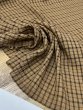 画像6: 生地：ポリエステルチェック柄（茶×黒） (6)