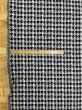 画像2: 生地：千鳥格子2WAYストレッチ（白×黒） (2)