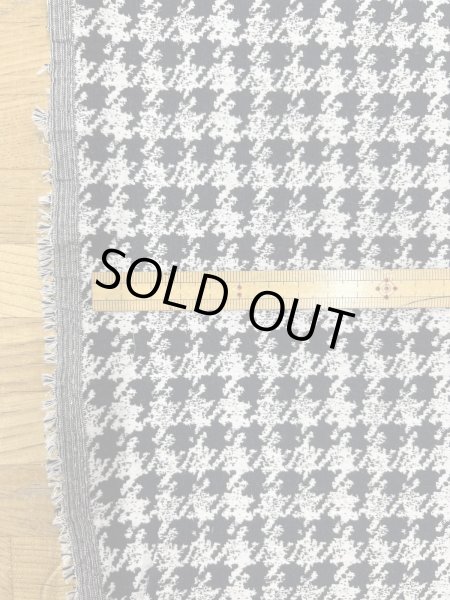 画像3: 生地：千鳥格子2WAYストレッチ（白×黒） (3)