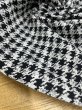 画像7: 生地：千鳥格子2WAYストレッチ（白×黒） (7)