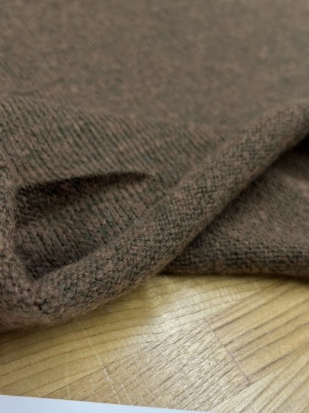 画像5: 生地：杢調ニット（茶系） (5)