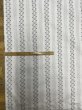 画像2: 生地：綿プリント ストライプドット（白×濃紺） (2)