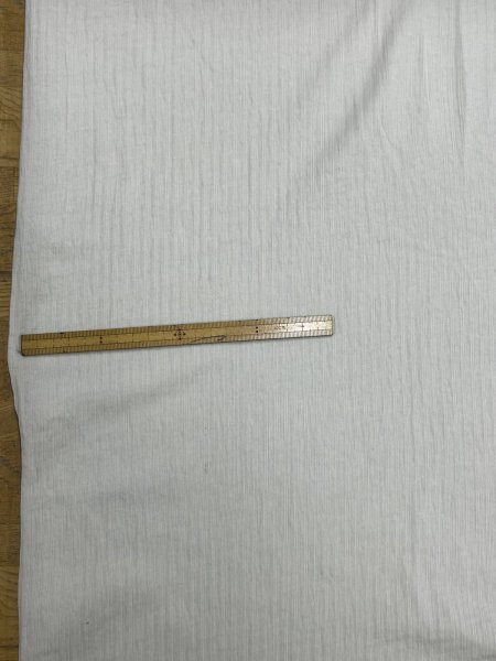 画像2: 生地：綿100％ ストライプ織りニット（サンドベージュ） (2)