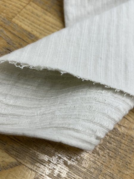 画像8: 生地：綿100％ ストライプ織りニット（サンドベージュ） (8)