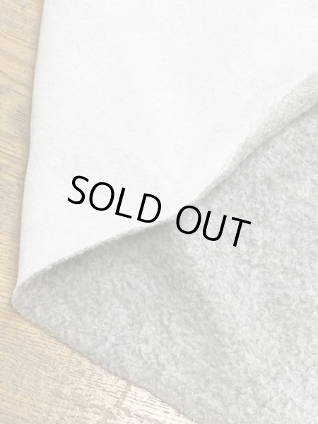 画像6: 生地：綿100％ 裏ループ（ホワイト×ベージュ） (6)