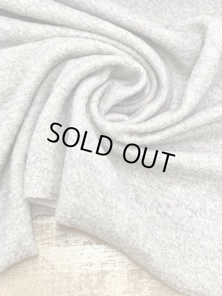 画像9: 生地：綿100％ 裏ループ（ホワイト×ベージュ） (9)